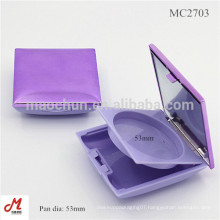 MC2703 Plastic luxury 53mm compact pan cosmetic package shantou